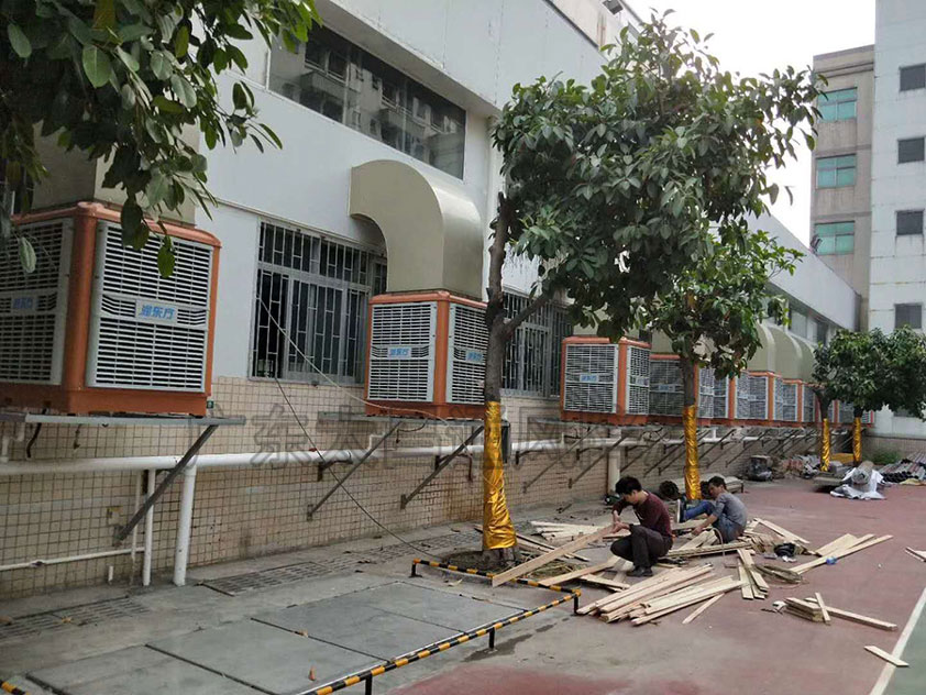 環(huán)?？照{(diào)低成本車間降溫解決方案