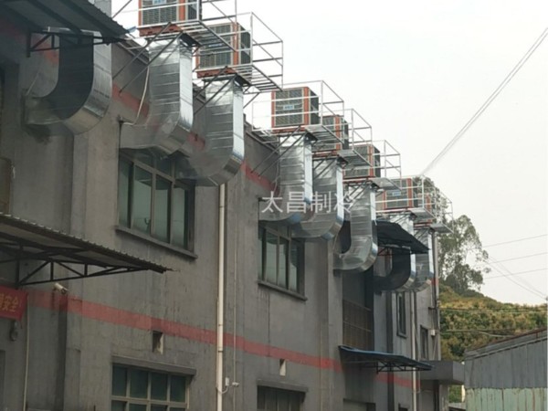 深圳市某打磨車間環(huán)?？照{(diào)降溫工程